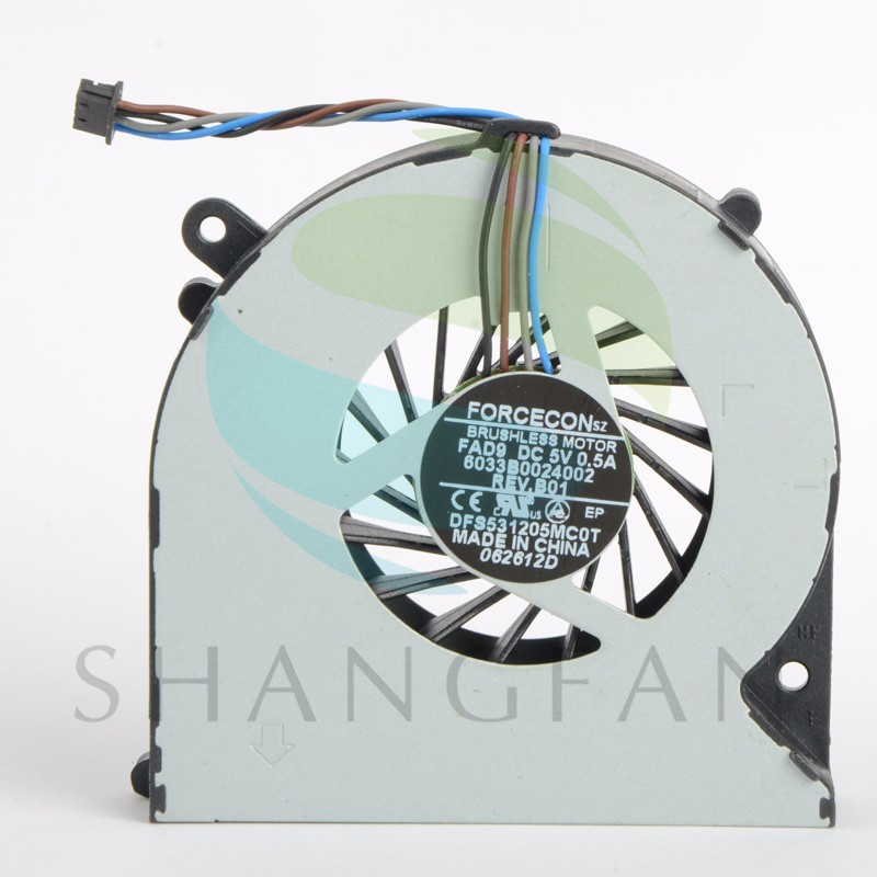 Laptops Replacements Cpu Cooling Fans Fit For HP Probook 4530S Series DC 5V Notebook Computer Accessories Cooler Fans F0624 P72