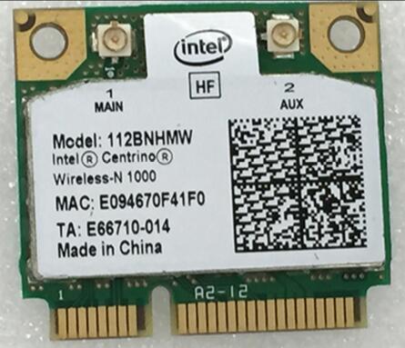 Intel Centrino Wireless-n Link1000 112BNHMW Half Mini Pci-e Wifi Wlan Wireless Card
