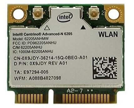 intel dual band 6205ANHMW 6205AN 62205ANHMW Half Mini PCI-e 300Mbps Wireless Card X9JDY for Dell M11X R3 E6230 E6530 E5430