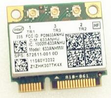 Intel Dual Band 633AN 6300AN 633ANHMW 450M Half Mini PCI-express Wlan Wireless Card SPS: 572511-001 for HP G4 G6 DV4