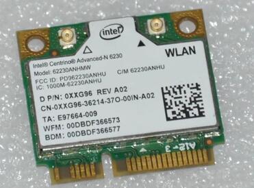 intel dual band 6230AN 6230ANHMW 62230ANHMW Half Mini PCI-e 300Mbps+BT3.0 WLAN Wireless Wifi Card for Dell laptop
