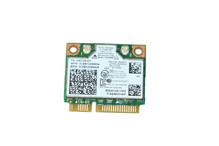 Intel Dual Band Wireless-AC7260 7260HMW 7260AC half Mini PCI-e +BT Wireless Card 04W3814 04X6010 for THINKPAD S410 E440 E540 S440