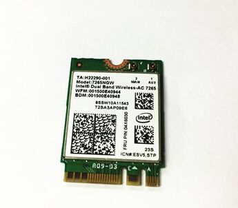 Intel DualBand Wireless-AC 7265 7265NGW 7265AC 04X6030 867Mbps NGFF Bluetooth Wlan Card for THINKPAD E450 E450C E550 E550C E555