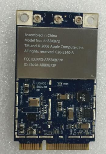 Qualcomm Atheros AR5418 AR5008 AR5BXB72 Mini PCI-e Wireless WLAN Wifi Card for Apple 603-9432-A 607-0368-A A1181