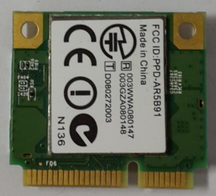 Atheros AR5009 AR9281 AR5B91 300M Half Mini PCI-e WLAN Wireless Card