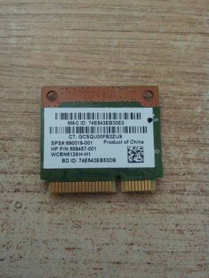 Qualcomm Atheros AR9565 QCWB335 Half Mini PCIe Bluetooth4.0 Wireless Card SPS:690019-001 for HP430 440 450 460 470 640 650 G1