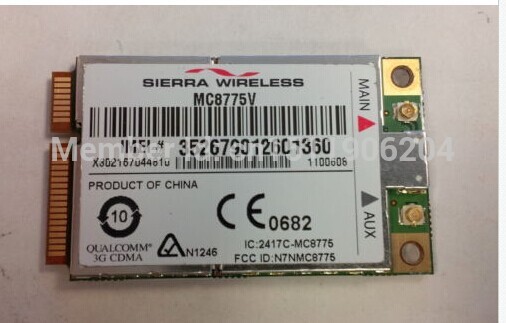Sierra MC8775V 2G 3G HSPA GSM GPRS EDGE WiFi WWAN Wireless WLAN Mini PCIe Card