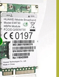 HuaWei EM730 Mini PCI-e HSPA Wireless WWAN Wlan Card for IBM Y450 M10 K43 S10
