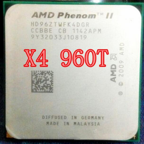 AMD Phenom X4 960T 3GHz Quad-Core CPU Processor HD96ZTWFK4DGR 95W Socket AM3 938pin