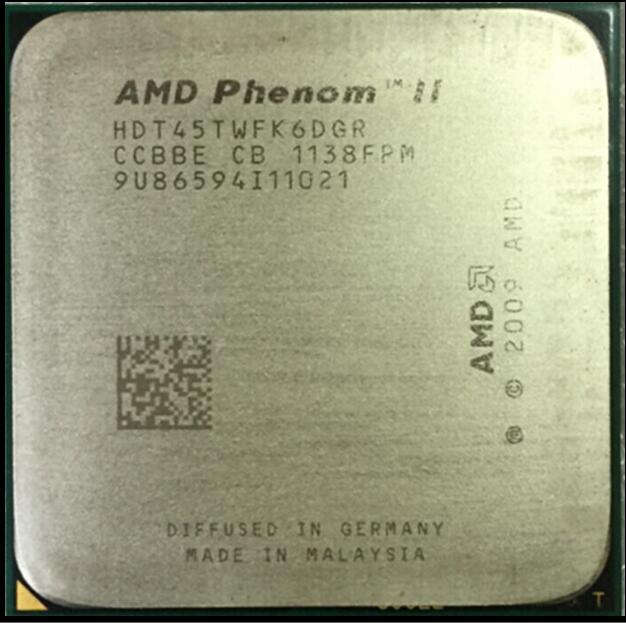 AMD Phenom X6 1045T X6-1045T 2.7GHz Six-Core CPU Processor HDT45TWFK6DGR 95W Socket AM3 938pin