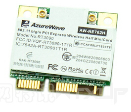 AzureWave AW-NE762H RT3090 150Mbps Half Mini PCI-e Wireless WLAN Wifi Card