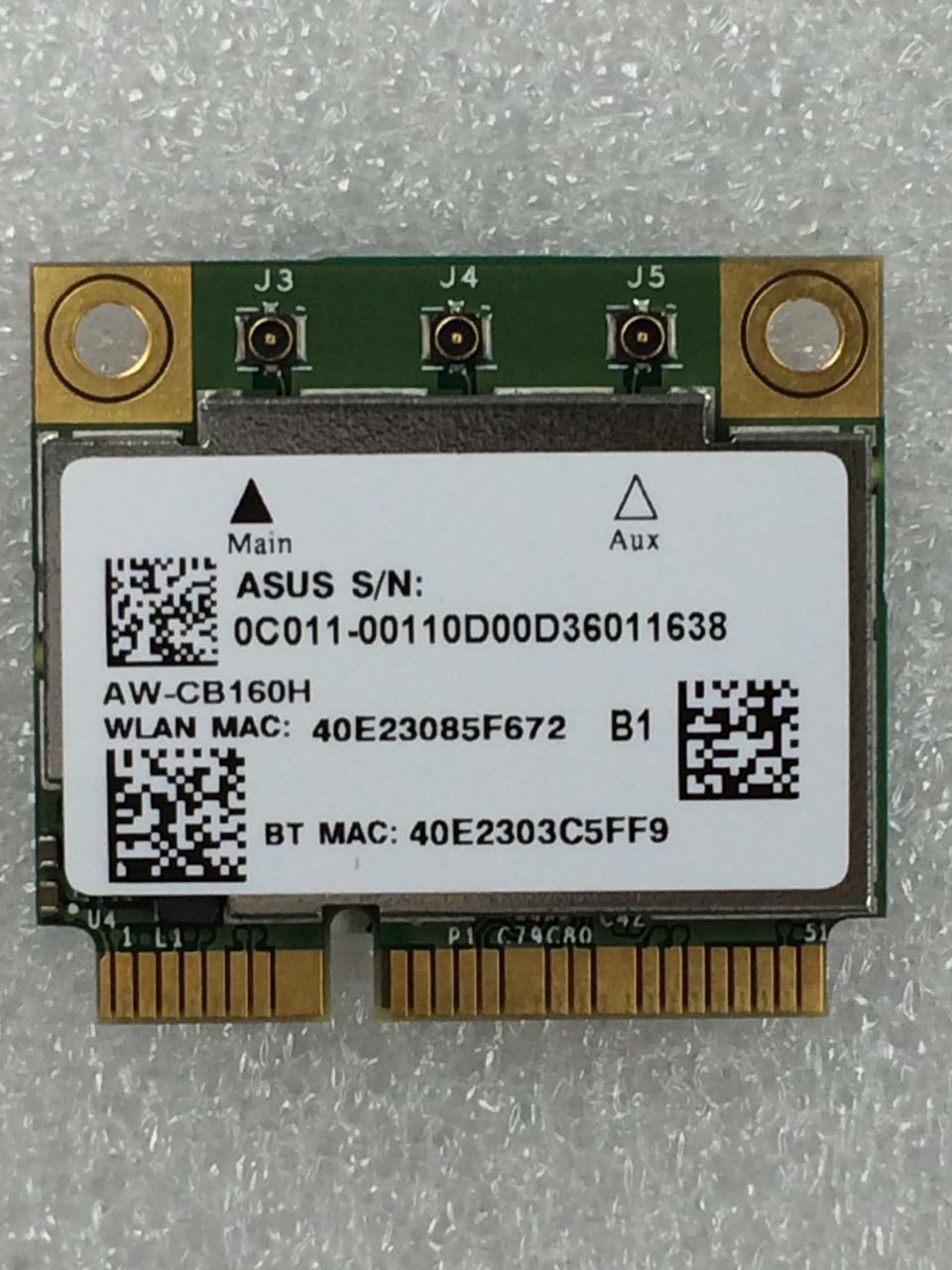 AzureWave AW-CB160H BCM94360HMB BCM94360 Half Mini PCI-express 802.11AC 1300Mbps Wireless WIFI WLAN Bluetooth4.0 Card