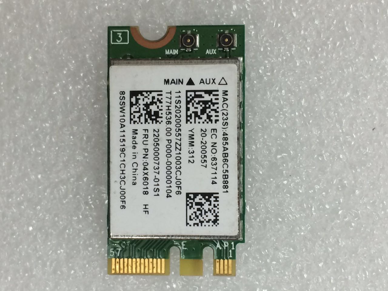 BroadCom BCM943142Y FRU:04X6018 NGFF WLAN Wifi Wireless Bluetooth4.0 Card for Lenovo g40 g50 z50