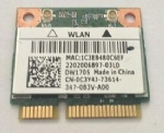 Qualcomm Atheros AR9565 QCWB335 DW1705 Half Mini PCIe BT4.0 Wireless Card CN-0C3Y4J for DELL INSPIRON 15 3521 3537 17R 5721 N4010