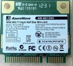 RealTek AzureWave AW-NE139H  RTL8188ce RTL8188 RTL8188EE Half Mini PCEI-express Wireless  Card