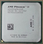 AMD Phenom II X4 955 95W Quad-Core DeskTop CPU HDX955WFK4DGM Socket AM3 938pin