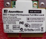 Realtek AzureWave  AW-NE104H AW-NE107H RTL8191SE Half Mini PCI-Express Wireless Wifi WLAN Card